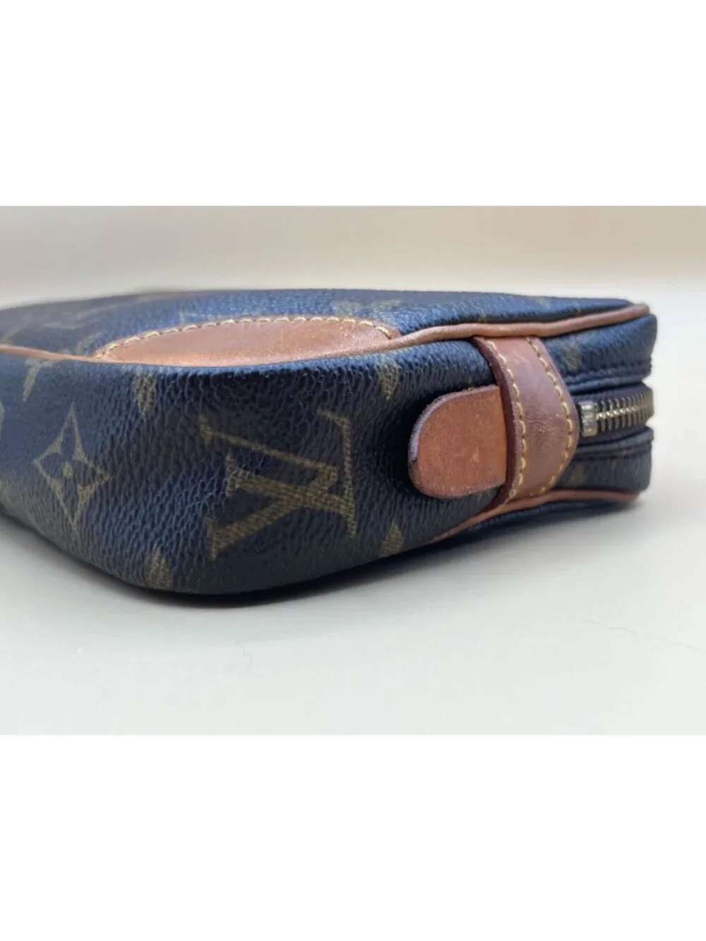 Louis Vuitton Monogram Pochette Marly Dragonne GM Clutch Wristlet M51825 France